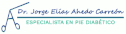 logo Especialista en Pie Diabético en CDMX Dr. Jorge Elías Ahedo Carreón